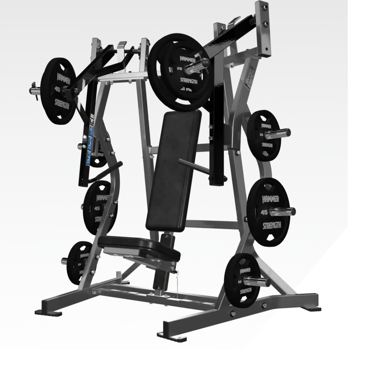 Hammer Strength Plate Loaded Iso-Lateral Vízszintes Fogantyús Mellnyomó
