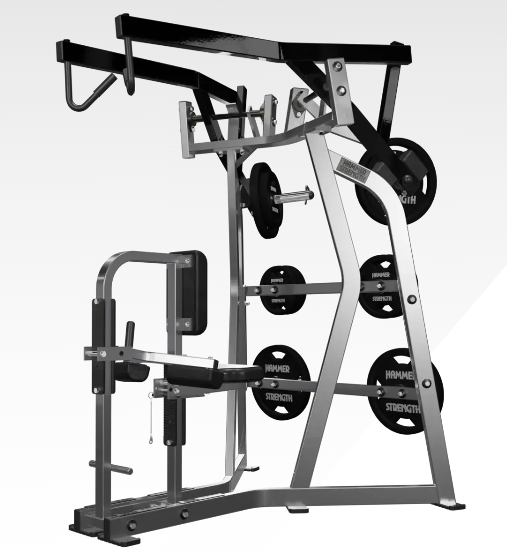Hammer Strength Plate Loaded Iso-Lateral Magas Evező